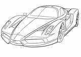 Ferrari Coloring Pages Enzo Car Race Cars Visit Deviantart Printable Sheets Books Print sketch template