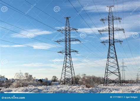 electric power transmission stock image image