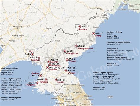 army bases  korea map