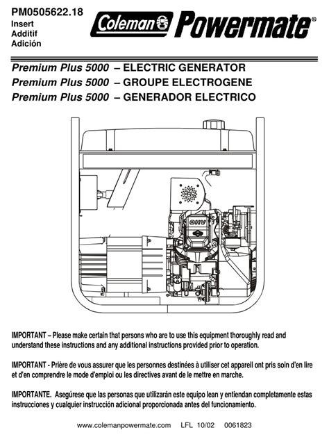 coleman powermate  generator wiring diagram wiring draw  schematic