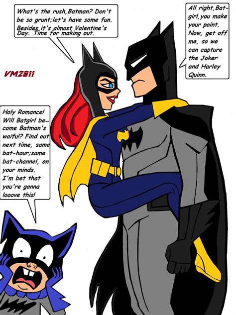 batman and batgirl valentine sillyness from batman the killing joke novel and animated movie
