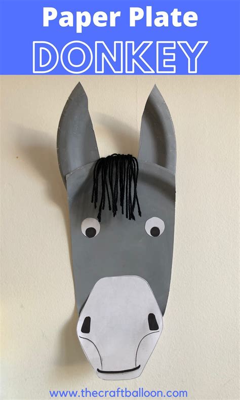 printable donkey craft