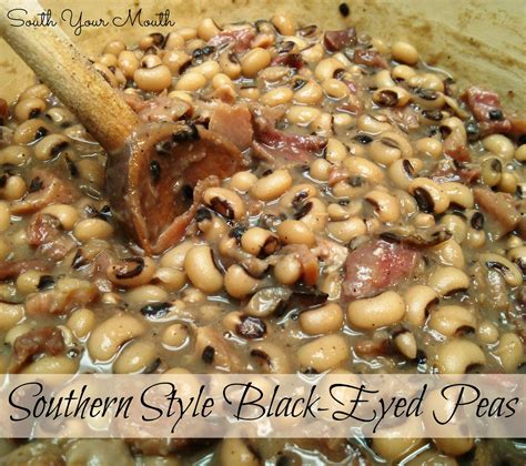south  mouth southern style black eyed peas