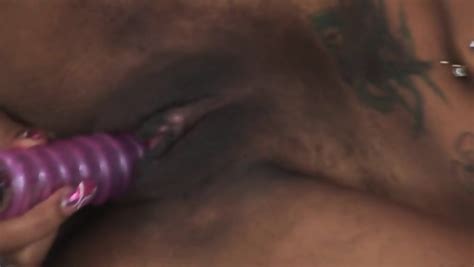 Pink Dildo Inside Ebony Vagina Of Alicia Starr Eporner