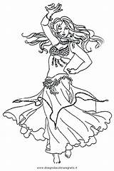 Coloring Pages Dance Belly Dancers Printable Irish Dancer Colouring Dancing Ventre Da Danza Colorare Adult Disegni Drawings Dress Getcolorings Drawing sketch template