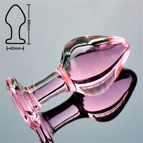 Buy 42mm Pyrex Glass Bead Crystal Anal Dildo Butt Plug