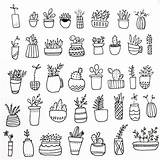 Doodles Doodle Coloring Plant Plants Cute Pages Journal Easy Drawings Choose Board Bullet Instagram Trendy sketch template