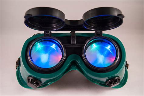 light  led rave goggles  cyberpunk goggles rave nation