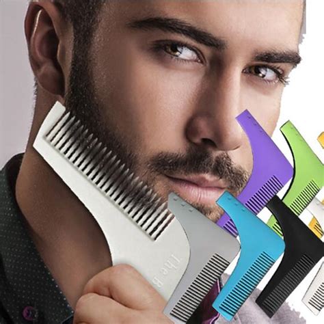 Sex Men S Beard Comb Brush Beard Trimmer Black Hair Cut Hair Molding