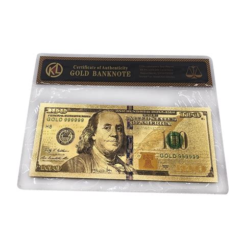 amerikaanse dollar  goud bankbiljet films nep geld met  bag voor souvenir geschenken