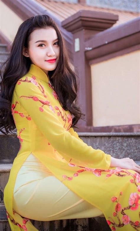 vietnamese long dress phong cách thời trang Áo dài phụ nữ
