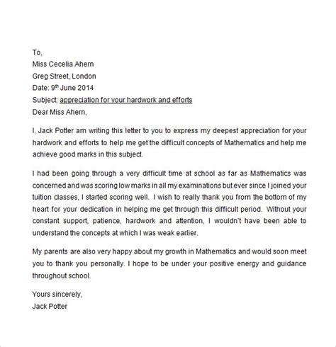 appreciation letter templates  ms word apple pages