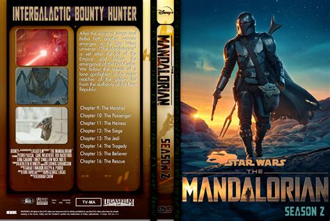 mandalorian complete season  dvd cover dvd covers  labels