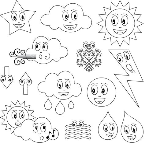 printable weather coloring pages printable word searches