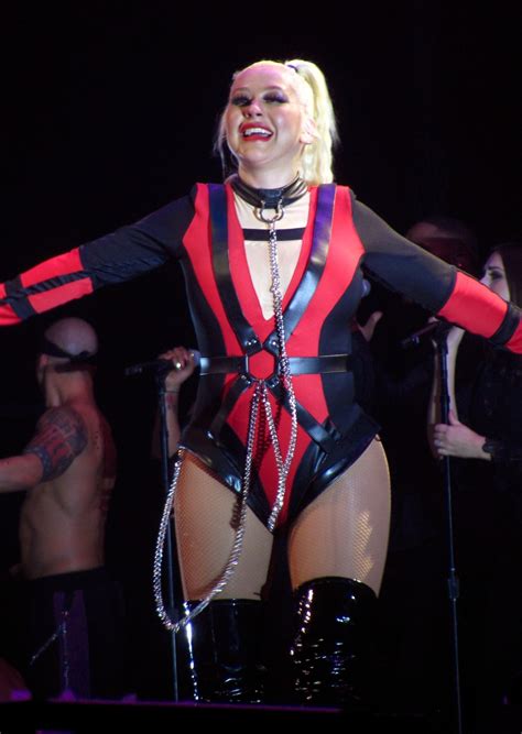 Christina Aguilera Performs Live At Wembley Arena In London Hot