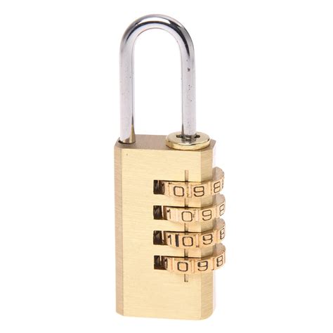 digit bag travel lock resettable combination padlock  locks  home improvement