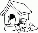 Dog Kennel Drawing Coloring House Getdrawings Printable Kids sketch template