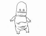 Rag Coloring Monster Coloringcrew sketch template