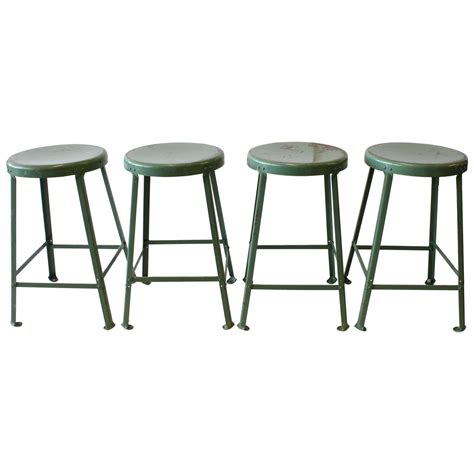 Vintage Industrial Metal Stools More Available At 1stdibs