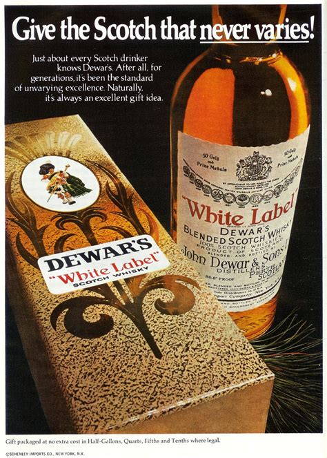 sell  yesteryear dewars white label