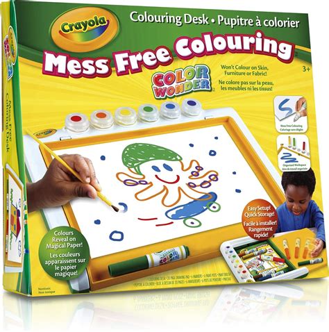 crayola color  mess  colouring desk gifting paint  number