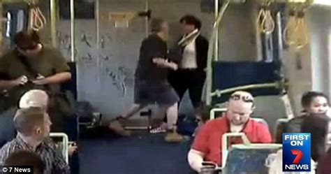 Video Shows Melbourne Man Choking A Woman On A Crowded Train Daily