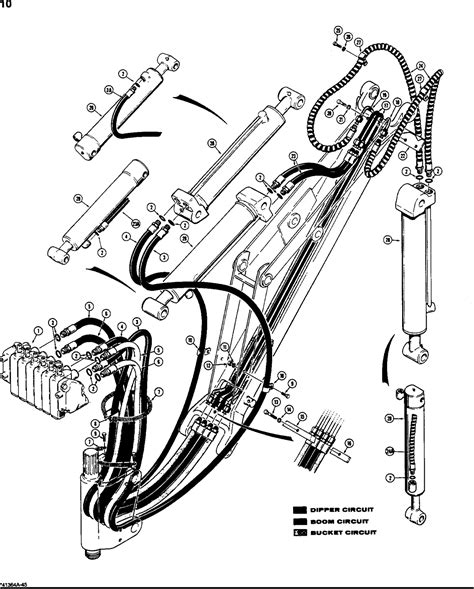 ford  backhoe hydraulic hoses