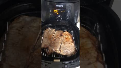 philips twin turbo star air fryer cooking steak youtube