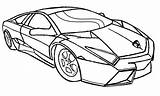 Lamborghini Coloring Pages Car Printable Kids Illustration Detailed sketch template