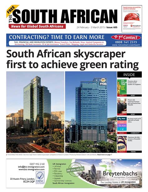 south african newspaper pages  issue    south african