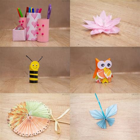 we will show 10 simple and original paper craft ideas for different