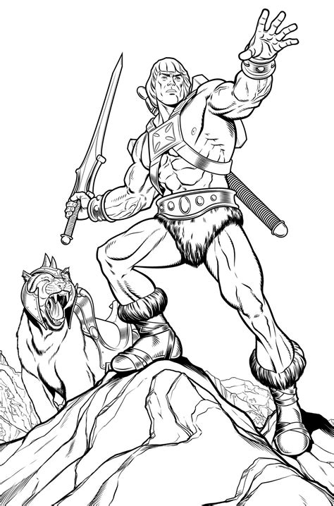 man coloring pages catra  worksheets
