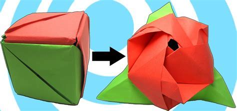How to Make an Origami Magic Rose Cube « Origami  