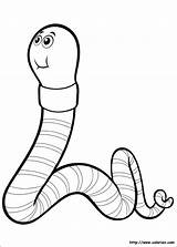 Coloring Maya Earthworm Ausmalen Ausmalbilder Bee Pages Maja Biene Regenwurm Abeja Zum Du Die Ausdrucken Dessin Para Colorear Coloriage Dibujos sketch template