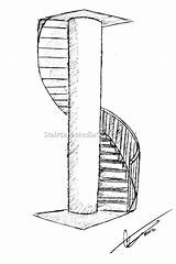 Staircase Perspective Draw Staircases sketch template