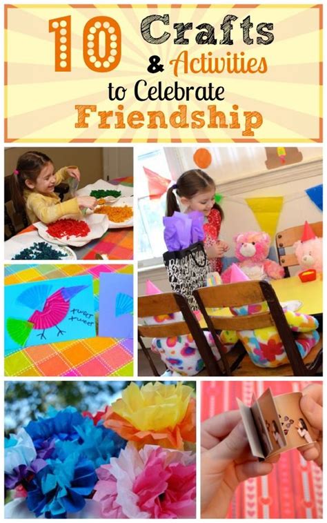 crafts  activities  celebrate friendship preschool friendship