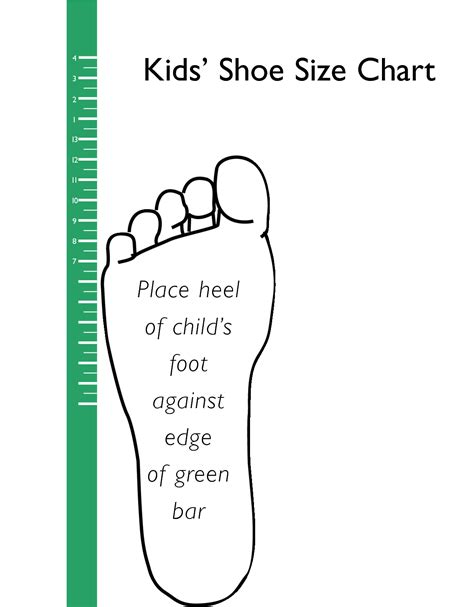 toddler shoe size chart shoe size chart kids baby shoe size chart
