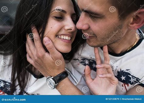 Couple In The City Stock Image Image Of Face Beauty 52133879