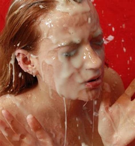 red head teen gets extremed a teen bukkake facial cumshot blowjob redhead image uploaded by