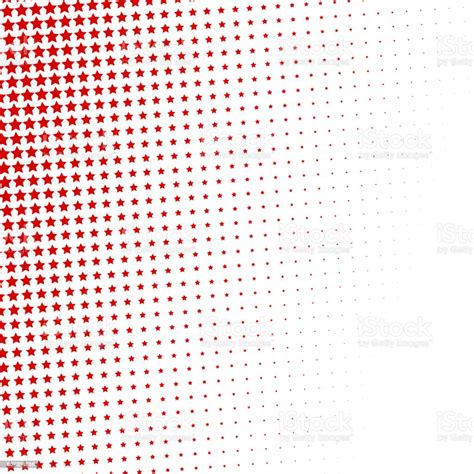 Abstract Colorful Halftone Minimalistic Background From Stars Comic