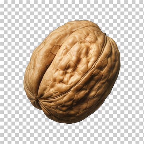 premium psd walnut isolated  transparent background png psd