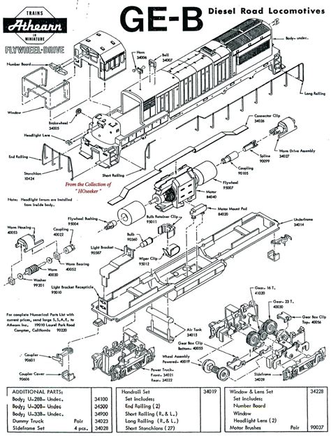 toys hobbies athearn blue box loco parts ge dashac locomotive rear truck gearbox