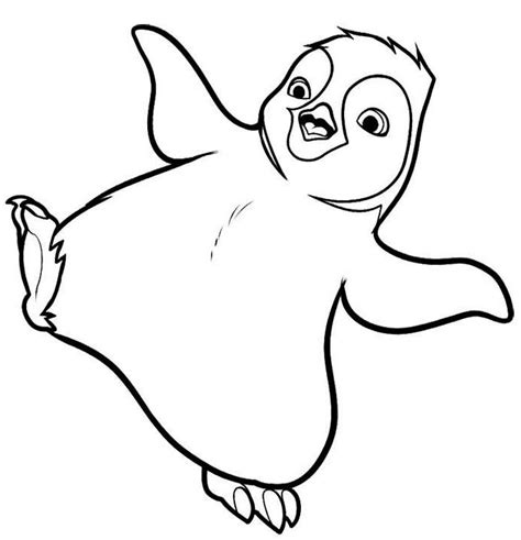 happy feet  coloring pages coloring pages