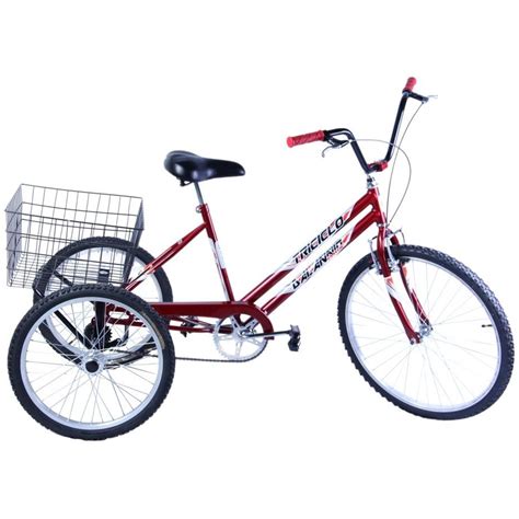 bicicleta triciclo aro   vermelho   em mercado livre