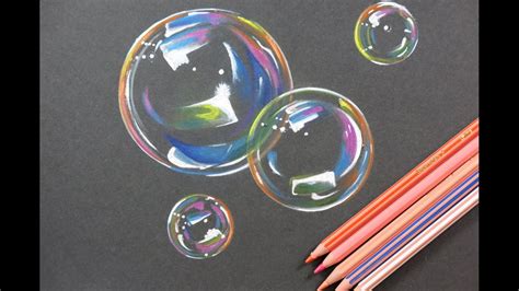 diy amazing bubbles drawing   draw bubbles youtube