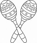 Maracas Coloriage Occasions Holidays Instrumentos Sweetclipart Sheets Percusion Pintar Musicales Musical Especiales sketch template