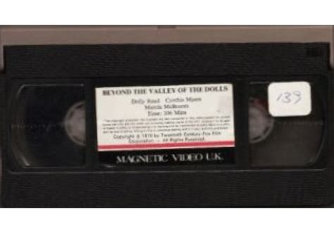 Beyond The Valley Of The Dolls 1970 On Magnetic Home Video Uk