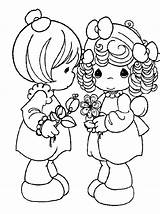 Precious Moments Coloring Pages Color Printable Cute Kids sketch template