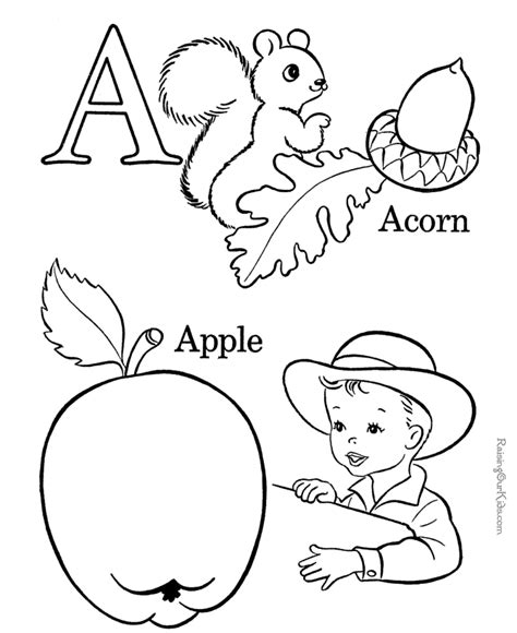 alphabet coloring pages letter