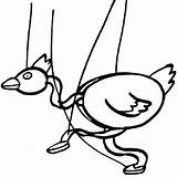 Marioneta Marionetas Juguetes Juguete Coloreando Mejores Conmishijos Niños Tren Pájaro Guiainfantil 1085 sketch template